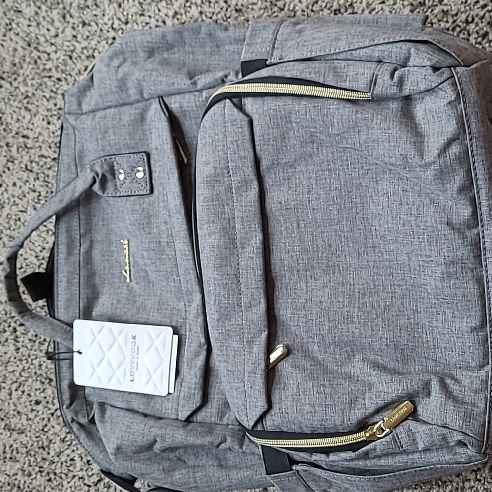 Gray Backpack for Women